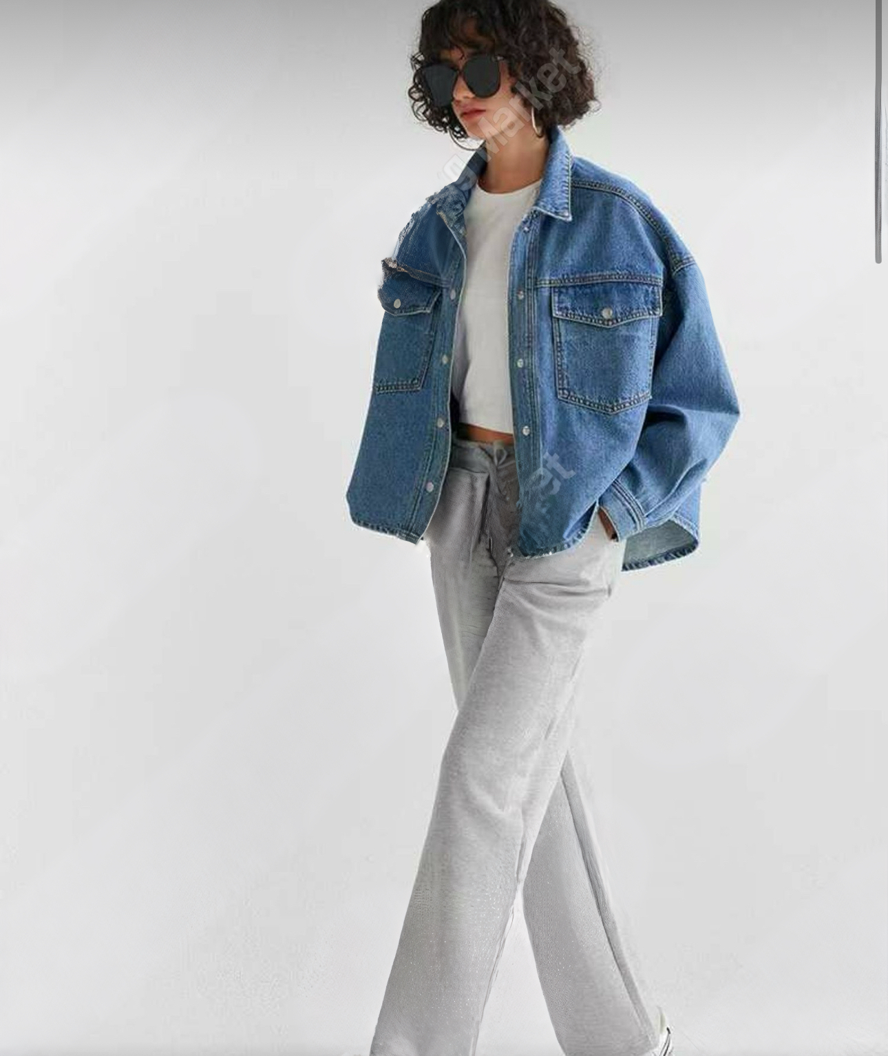 Loose Denim Shirt
