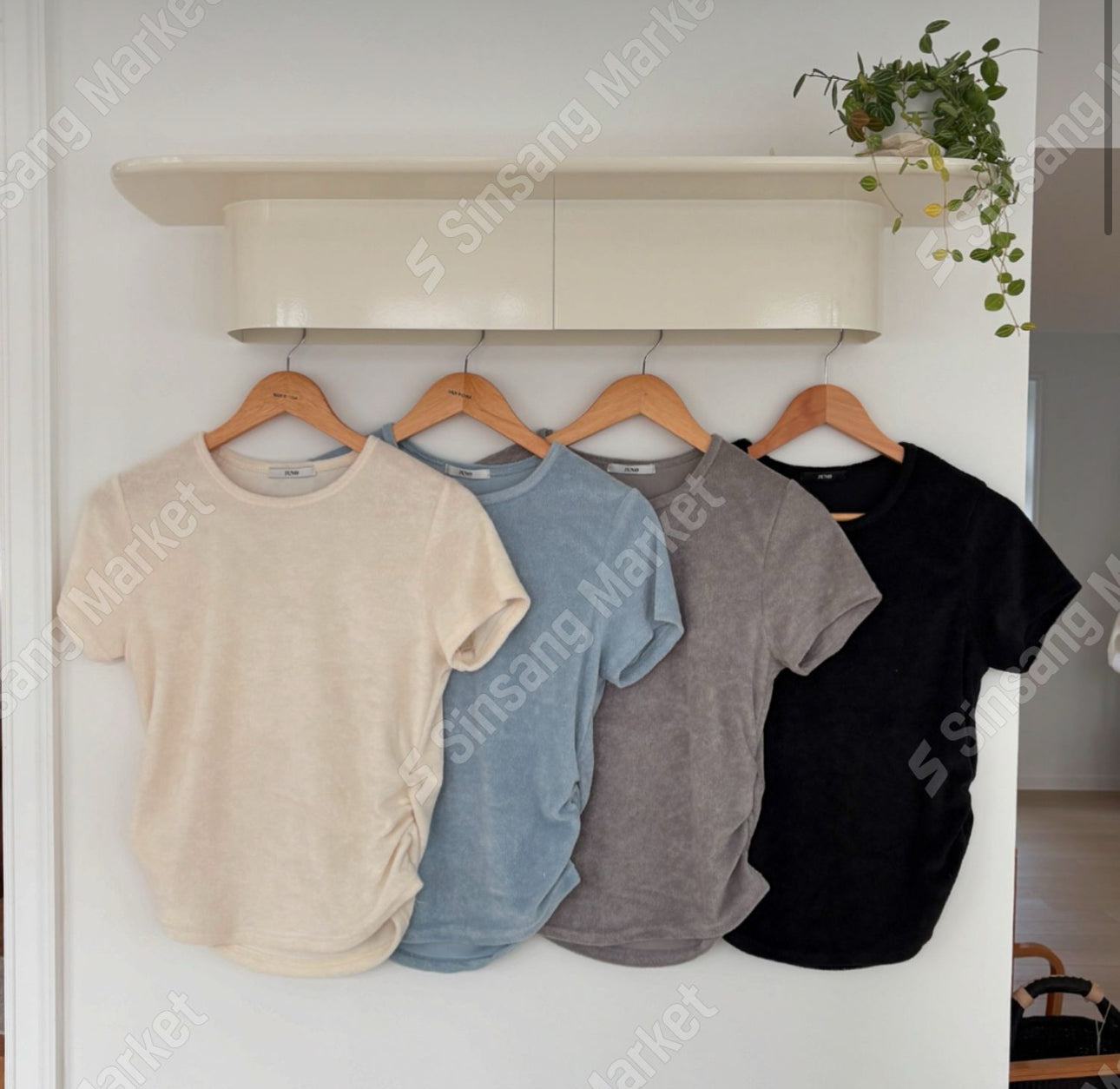 Terry Shirring T-Shirt