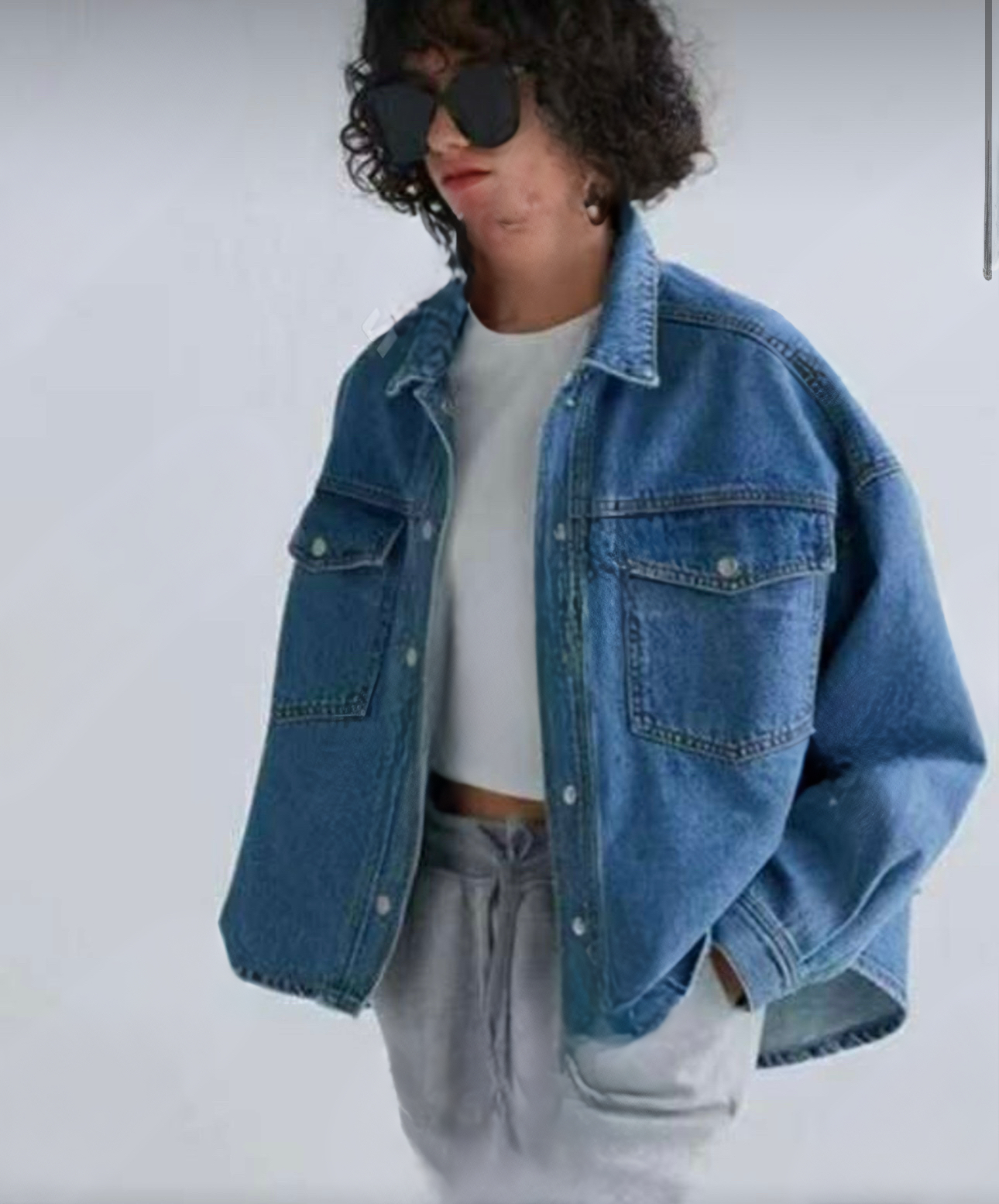 Loose Denim Shirt
