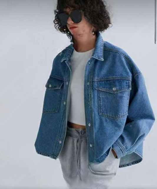 Loose Denim Shirt