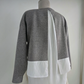 Knit Layered With Whit Shirt