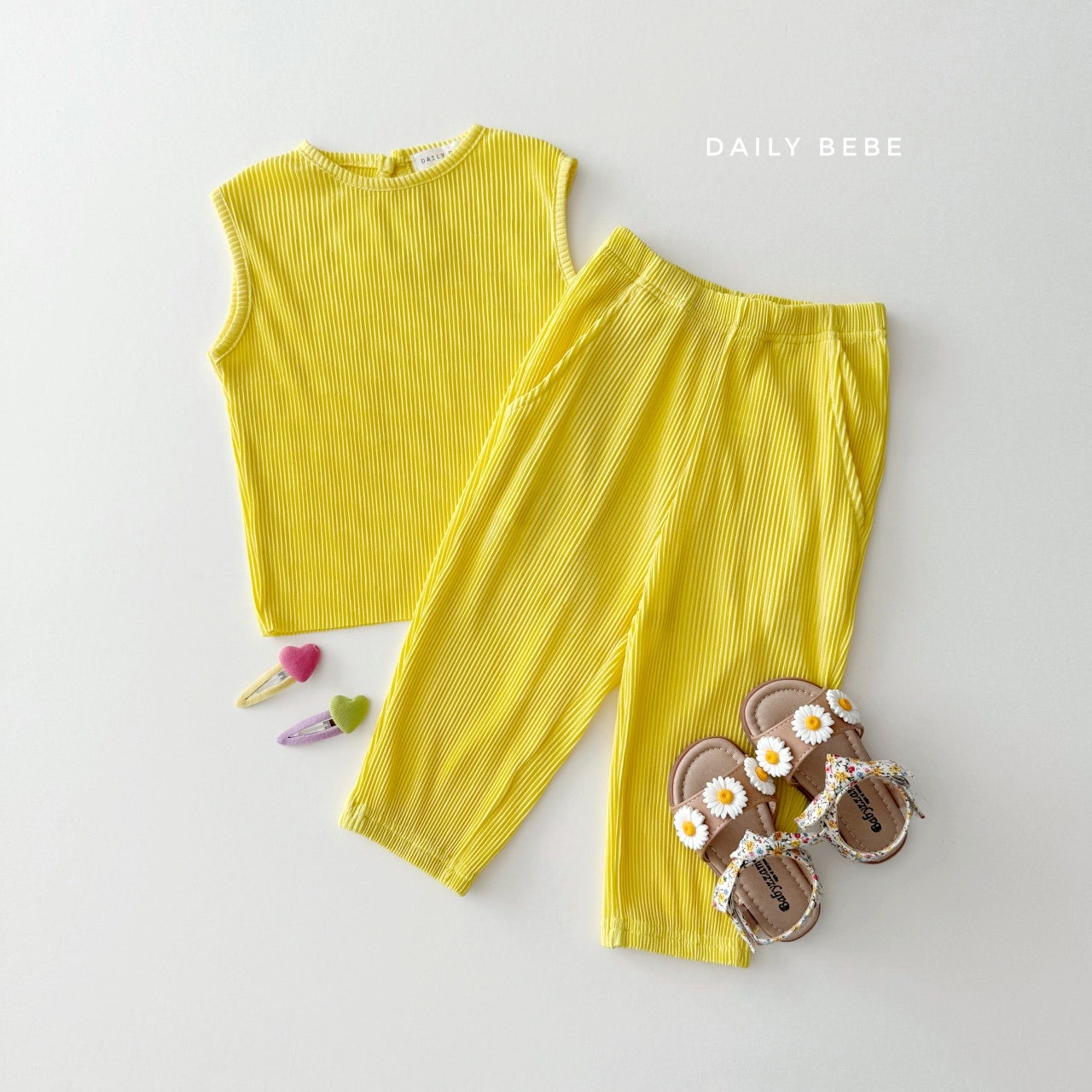 [2025 Summer DailyBeBe] 조거 플리츠 세트