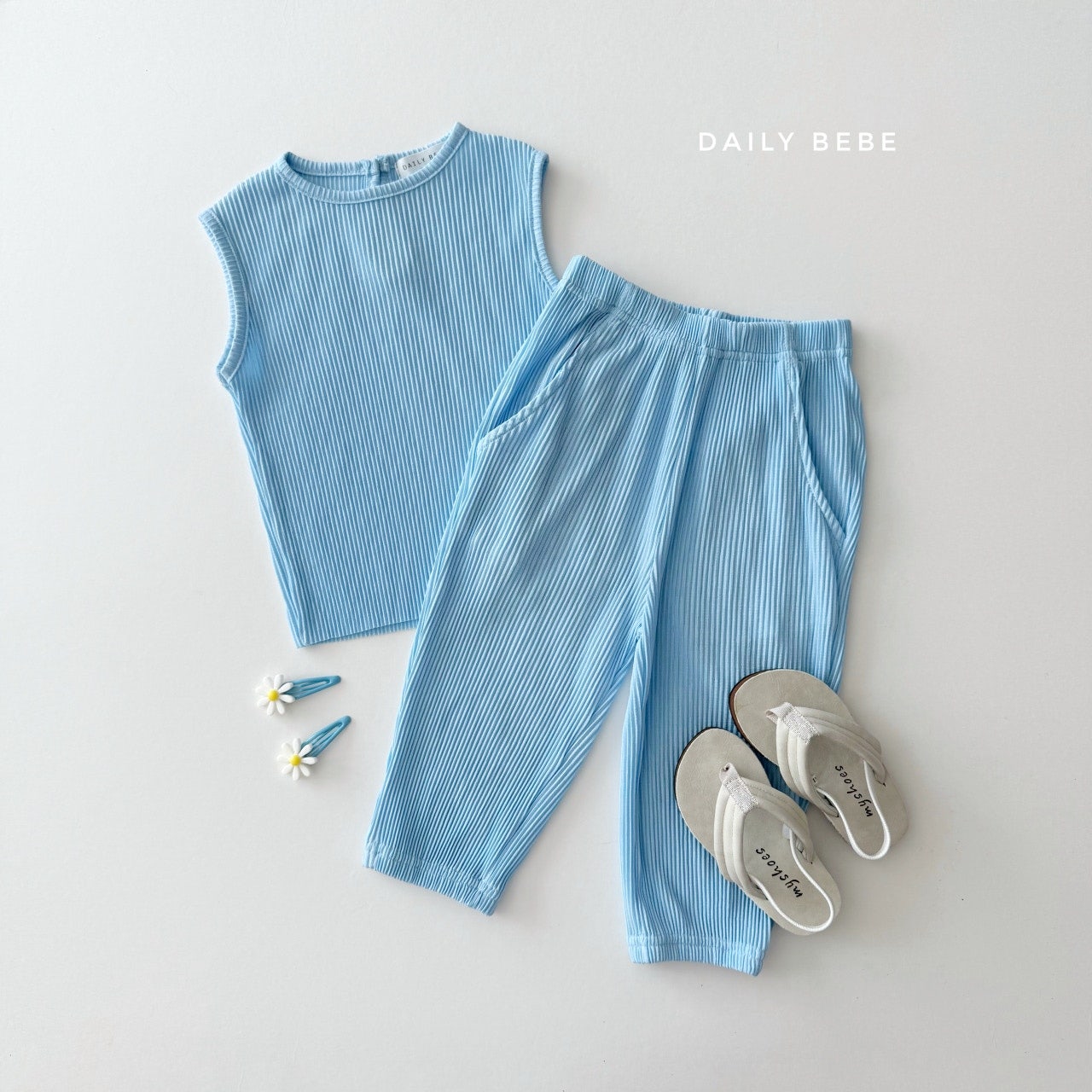 [2025 Summer DailyBeBe] 조거 플리츠 세트