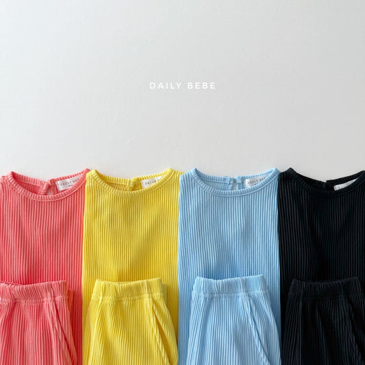 [2025 Summer DailyBeBe] 조거 플리츠 세트