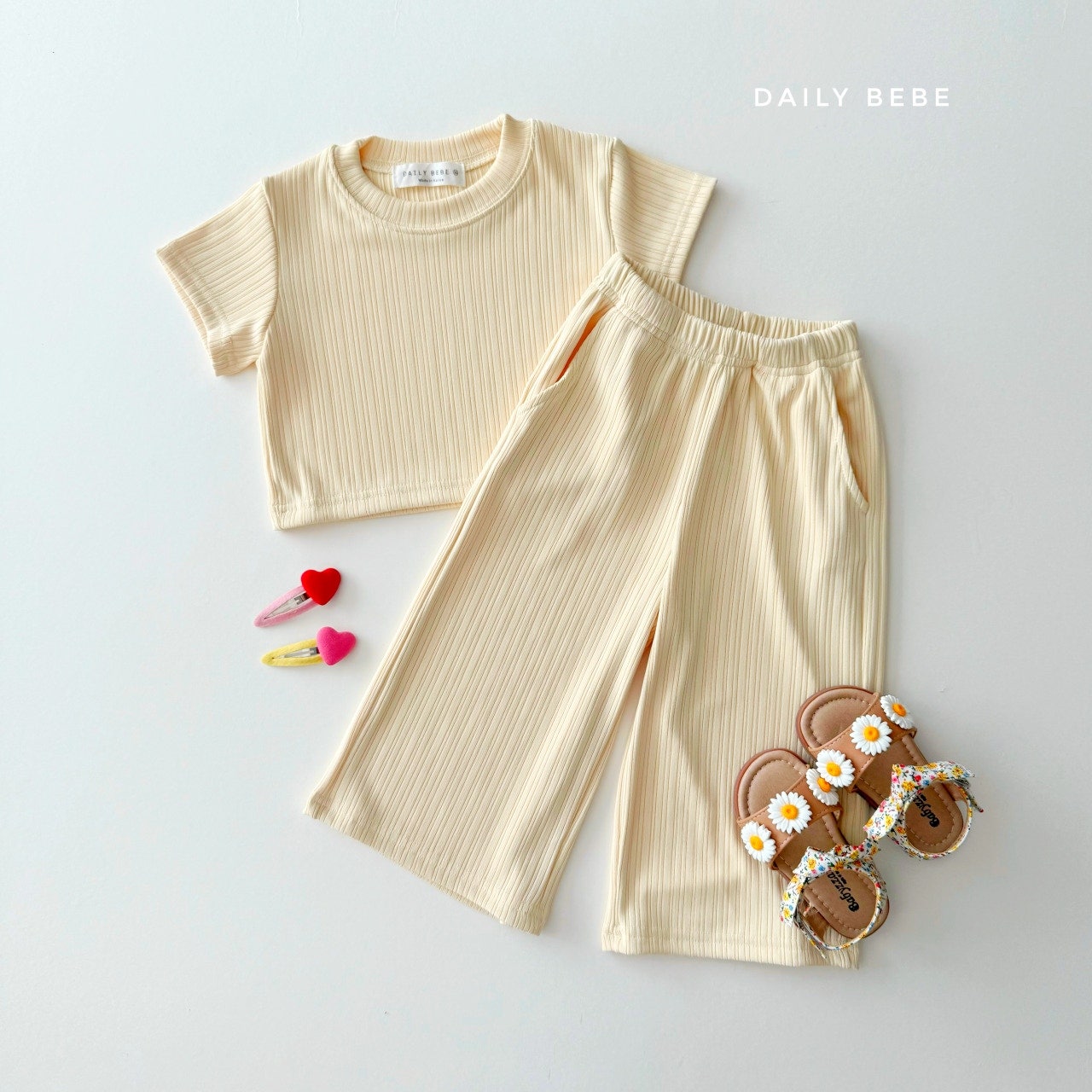 [2025 Summer DailyBeBe] 플리츠 와이드 세트