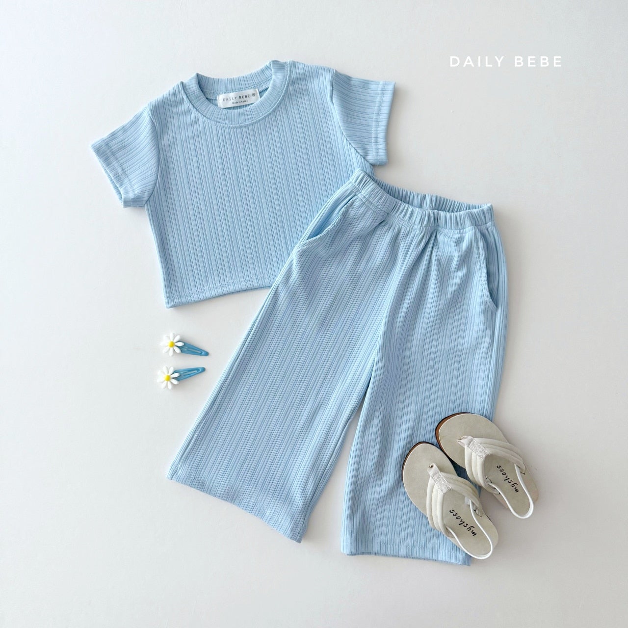 [2025 Summer DailyBeBe] 플리츠 와이드 세트