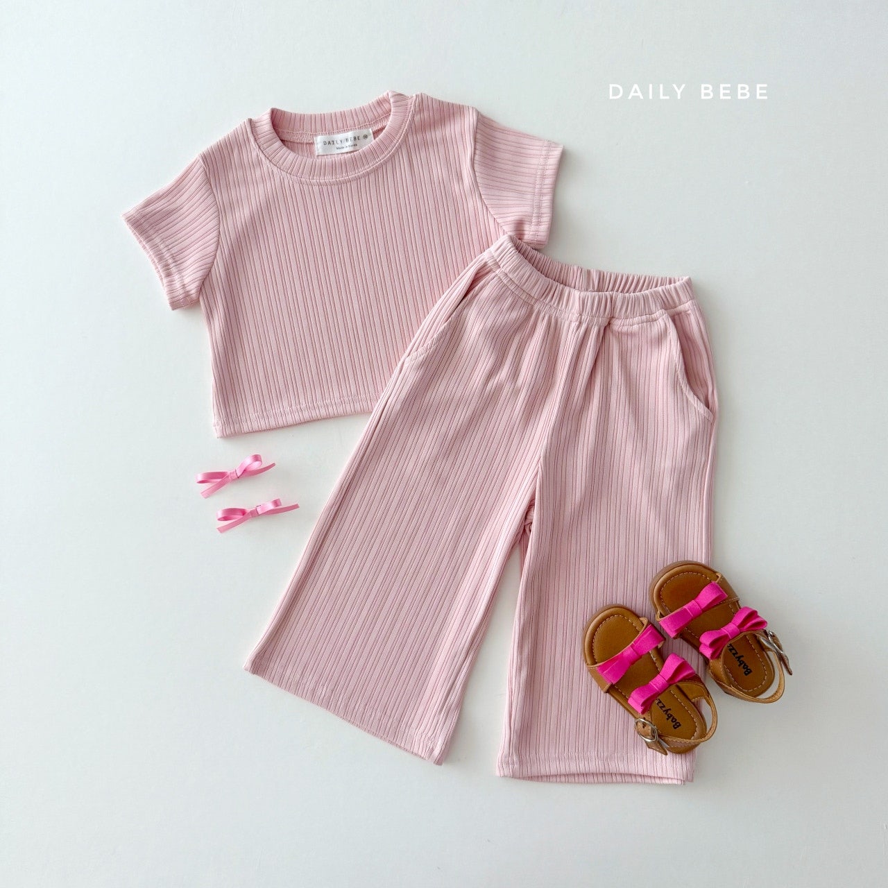 [2025 Summer DailyBeBe] 플리츠 와이드 세트