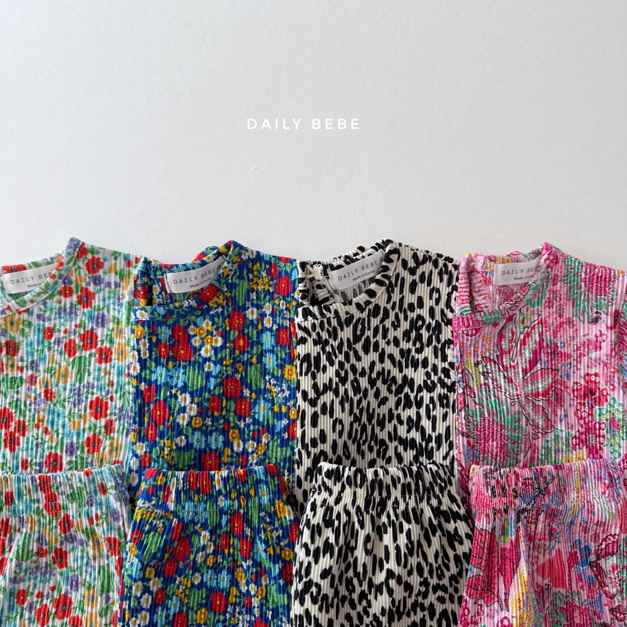 [2025 Summer DailyBeBe] 촌캉스 플리츠 세트