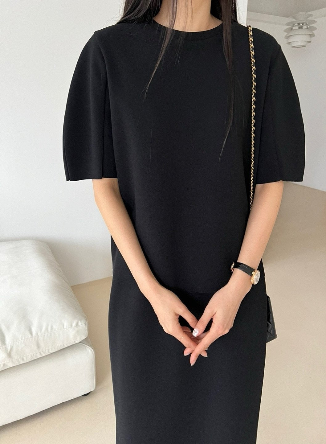 Round Blouse Skirt Sets