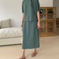 Round Blouse Skirt Sets