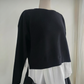 Knit Layered With Whit Shirt