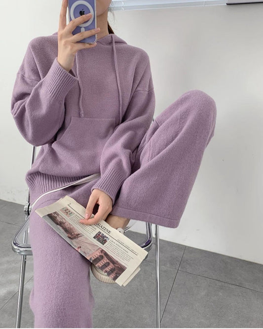 Hooded Knit Sets